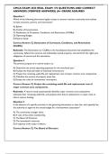 CMCA EXAM 2025 REAL EXAM 170 QUESTIONS AND CORRECT ANSWERS &lpar;VERIFIED ANSWERS&rpar; &vert;A&plus; GRADE ASSURED
