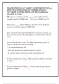 MBA 703 SPRING 24 AP1 DARBAN COMPREHENSIVE EXAM  QUESTIONS WITH DETAILED VERIFIED AND 100&percnt;  ACCURATE ANSWERS BRAND NEW EXAM ALREADY  GRADED &lpar;A&plus; PASS&rpar; 