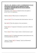 MBA 703 - LIN - MODULE 1-TEST 1 COMPREHENSIVE EXAM  QUESTIONS WITH DETAILED VERIFIED AND 100&percnt;  ACCURATE ANSWERS BRAND NEW EXAM ALREADY  GRADED &lpar;A&plus; PASS&rpar; 