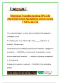 Electrical Troubleshooting TPC 210 Exam Prep 2025&sol;2026 &ndash; 100&percnt; Solved Q&A &ndash; Motors&comma; Relays&comma; Diagrams&comma; Lighting Systems&comma; NEC Rules&comma; Pneumatics &ndash; U&period;S&period; Technical Colleges & Electrical Maintenance Programs