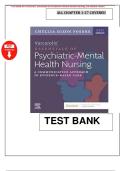 TEST BANK Varcarolis&rsquo; Essentials of Psychiatric Mental Health Nursing&colon; A Communication Approach to Evidence-Based Care 5th Edition By Chyllia D Fosbre &vert; Complete Guide chapter 1-27