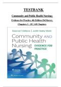 TEST BANK - Community and Public Health Nursing&colon; Evidence for Practice 4th Edition by DeMarco & Walsh&comma; Chapters 1-25 &vert; All Chapters Covered &vert; Latest Updated&period;