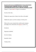 DCJS STATE EXAM COMPREHENSIVE EXAM QUESTIONS  WITH DETAILED VERIFIED AND 100&percnt; ACCURATE  ANSWERS BRAND NEW EXAM ALREADY GRADED A&plus; PASS 