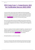 HESI Comp Exam 1&semi; Comprehensive Q&A For Certification Success 2025&sol;2026