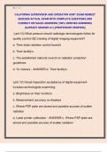 CALIFORNIA SUPERVISOR AND OPERATOR ASRT EXAM NEWEST  2025&sol;2026 ACTUAL EXAM WITH COMPLETE QUESTIONS AND  CORRECT DETAILED ANSWERS &lpar;100&percnt; VERIFIED ANSWERS&rpar;  &vert;ALREADY GRADED A&plus;&vert; &vert;&vert;PROFESSOR VERIFIED&vert;&vert; 