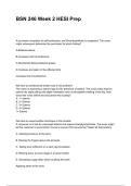 BSN 246 Week 2 HESI Prep NEWEST 2025&sol;2026 ACTUAL EXAM COMPLETE QUESTIONS AND CORRECT DETAILED ANSWERS &lpar;VERIFIED ANSWERS&rpar; &vert;ALREADY GRADED A&plus;&vert;&vert;BRAND NEW&excl;&excl;
