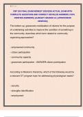CBP 520 FINAL EXAM NEWEST 2025&sol;2026 ACTUAL EXAM WITH  COMPLETE QUESTIONS AND CORRECT DETAILED ANSWERS &lpar;100&percnt;  VERIFIED ANSWERS&rpar; &vert;ALREADY GRADED A&plus;&vert; &vert;&vert;PROFESSOR  VERIFIED&vert;&vert;