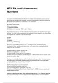HESI RN Health Assessment Questions NEWEST 2026&sol;2027 ACTUAL EXAM COMPLETE QUESTIONS AND CORRECT DETAILED ANSWERS &lpar;VERIFIED ANSWERS&rpar; &vert;ALREADY GRADED A&plus;&vert;&vert;BRAND NEW&excl;&excl;