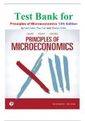 Test Bank for Principles of Microeconomics 13th Edition by Karl Case&comma; Ray Fair and Sharon Oster isbn-9780135162170