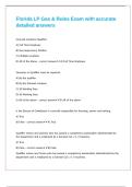 Florida LP Gas & Rules Exam with accurate detailed answers