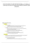 2025 UPCOMING EXAMS TIPS BU288 Midterm &num;1&comma; Midterm &num;2 and Final Exam notes for Organizational Behavior Wilfrid Laurier University