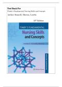 Test Bank - Timby's Fundamental Nursing Skills and Concepts 13th Edition &period; Loretta A Donnelly-Moreno  &lpar;All Chapters included&rpar;