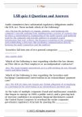 LSB quiz 4 Questions and Answers 