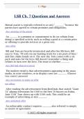 LSB Ch&period; 7 Questions and Answers 