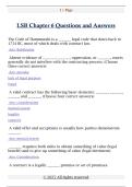 LSB Chapter 6 Questions and Answers 