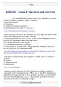 LSB3213 - exam 2 Questions and Answers 