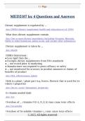 MED2107 lec 4 Questions and Answers 