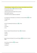 TTEC Marketing Exam 1 Questions with Correct Answers&vert; Latest Update Guaranteed Success