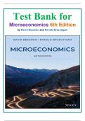 Test Bank for Microeconomics 6th Edition by David Besanko and Ronald Braeutigam isbn-9781119554844