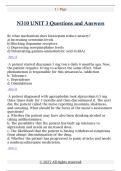 N310 UNIT 3 Questions and Answers 