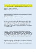 RELIAS PACU RN A V1 FINAL EXAM UPDATED 2025&sol;26 PRACTICE  TEST QUESTIONS WITH ANSWERS ASSURED SUCCESS RATED A&plus;