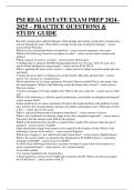 PSI Real Estate Exam Prep 2024&ndash;2025 &ndash; Practice Questions & Study Guide