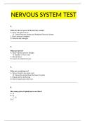 NERVOUS SYSTEM TEST,