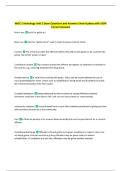 WJEC Criminology Unit 2 Exam Questions and Answers&vert; New Update with 100&percnt;  Correct Answers 