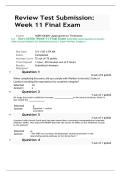 Nurs-6630n Week 11 Final Exam 2025&sol;2026 Latest Questions & Answers 100&percnt; Accurate Solutions For Guaranteed Success &vert; Expert-Verified&comma; Graded A&plus;