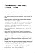 Kentucky Property and Casualty Insurance Licensing NEWEST 2025&sol;2026 ACTUAL EXAM COMPLETE QUESTIONS AND CORRECT DETAILED ANSWERS &lpar;VERIFIED ANSWERS&rpar; &vert;ALREADY GRADED A&plus;&vert;&vert;BRAND NEW&excl;&excl;