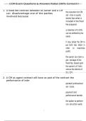 CCM Exam Questions & Answers Rated 100&percnt; Correct&excl;&excl;&excl;
