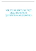 ATP A320 PRACTICAL TEST ORAL INCREMENT QUESTIONS AND ANSWERS