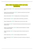WGU D094 QUIZZEES WITH ACTUAL ANSWERS&period;