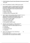 CCM Certification Practice Exam Questions And Answers Already Passed &vert;2025-2026