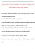 Applied Nutrition Exams Compilation 2025&sol;2026
