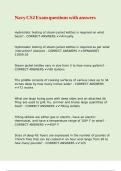 Navy CS2 Exam questions with answers