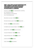 FIRE 1 AND 2 FINAL EXAM QUESTIONS AND 100&percnt; CORRECT AND WELL DETAILED ANSWERS&vert; LATEST UPDATE 2025&sol;2026 &vert;GUARANTEED A&plus; &vert;VERIFIED