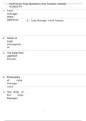 Package Deal For CCM Exam Questions With 100&percnt; Correct Answers &vert; Verified 
