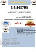 GGH3705 Assignment 2 Semester 2 2025 &lpar;768148&rpar;
