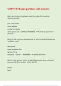 VDFP FF2 Exam questions with answers