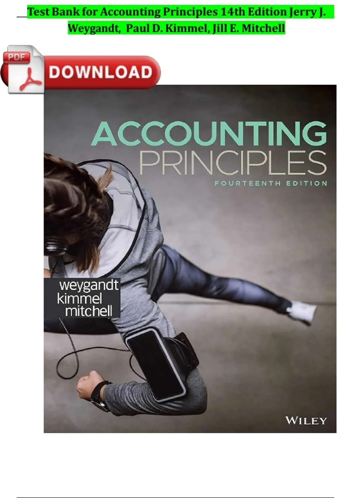 Test Bank for Accounting Principles 14th Edition Jerry J. Weygandt ...