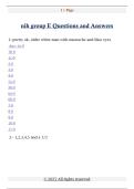 nih group E Questions and Answers 