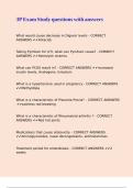 3P Exam Study questions with answers