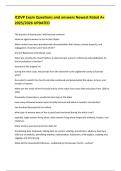 ICDVP Exam Questions and answers Newest Rated A&plus; 2025&sol;2026 UPDATED