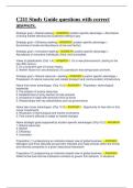 C211 Study Guide questions with correct answers&period;