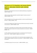 Tennessee cat 7&vert; 91 Questions and answers Newest RATED A&plus; 2025&sol;2026 UPDATED 100&percnt; VERIFIED CORRECT 