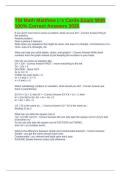 TSI Math Matthew L's Cards Exam With 100&percnt; Correct Answers 2026