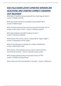 ISSA &lpar;International Sports Sciences Association curriculum&rpar;Final EXAM LATEST UPDATED VERSION 200 QUESTIONS AND VERIFIED CORRECT ANSWERS JUST RELEASED
