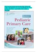 TEST BANK FOR BURNS PEDIATRIC PRIMARY CARE 7TH EDITION MAAKS STARR BRADY TEST BANK CHAPTER 1-46&vert;COMPLETE GUIDE A&plus; 2025&sol;2026
