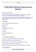 NURS 6100 Complete Exam Pack &vert; Study Guides&comma; Modules & Pathophysiology &vert; Questions and Answers